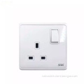 1 Gang 13A White BS Plug Socket verifired by CE CB electric socket